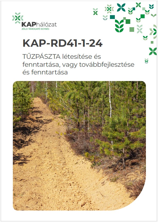 KAP-RD41-1-24 TŰZPÁSZTA létesítése és fenntartása, vagy továbbfejlesztése és fenntartása